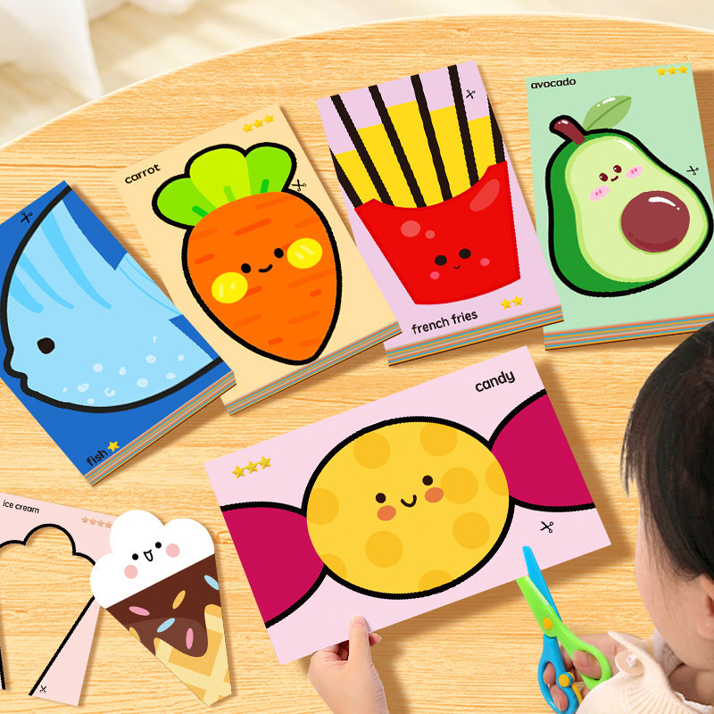 Baby Food Scissors - Potongan Kertas Buatan Tangan Origami Menarik