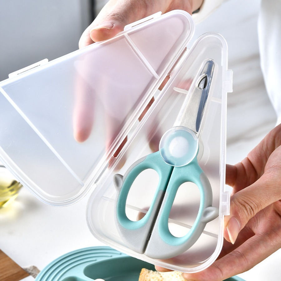 Baby Food Scissors - Gunting makanan tambahan, gunting makanan, gunting
