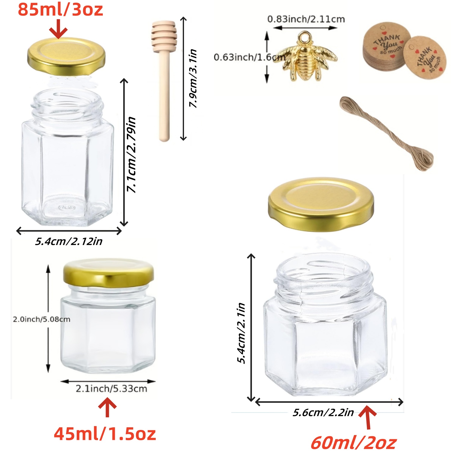 12/20/30/50/60 buah – Toples M - Baby Food Jars With Lids ulasan dan harga