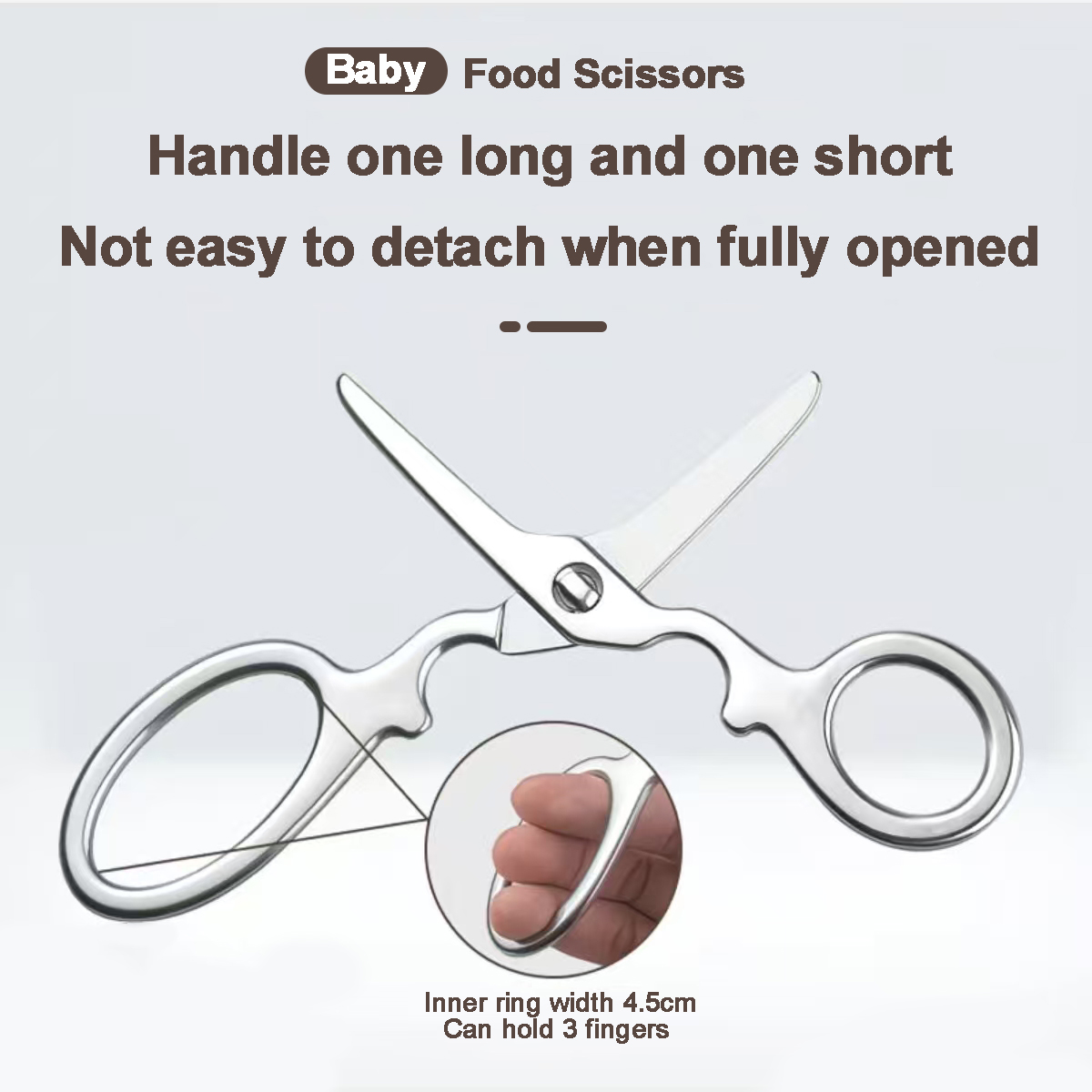 Gunting Makanan Pelengkap Berb - Baby Food Scissors ulasan dan harga