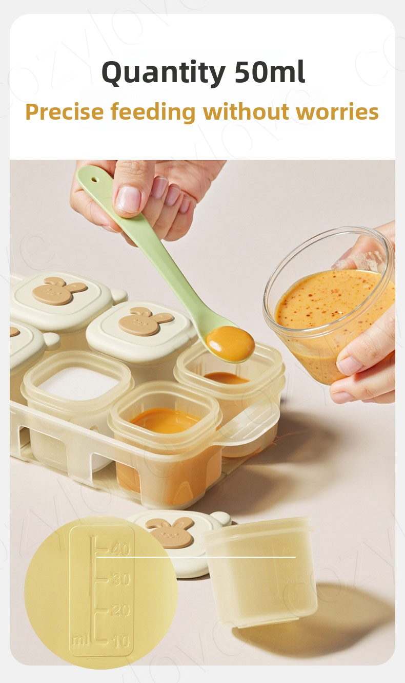Baki Beku Makanan Bayi Portabe - Baby Food Jars With Lids ulasan dan harga