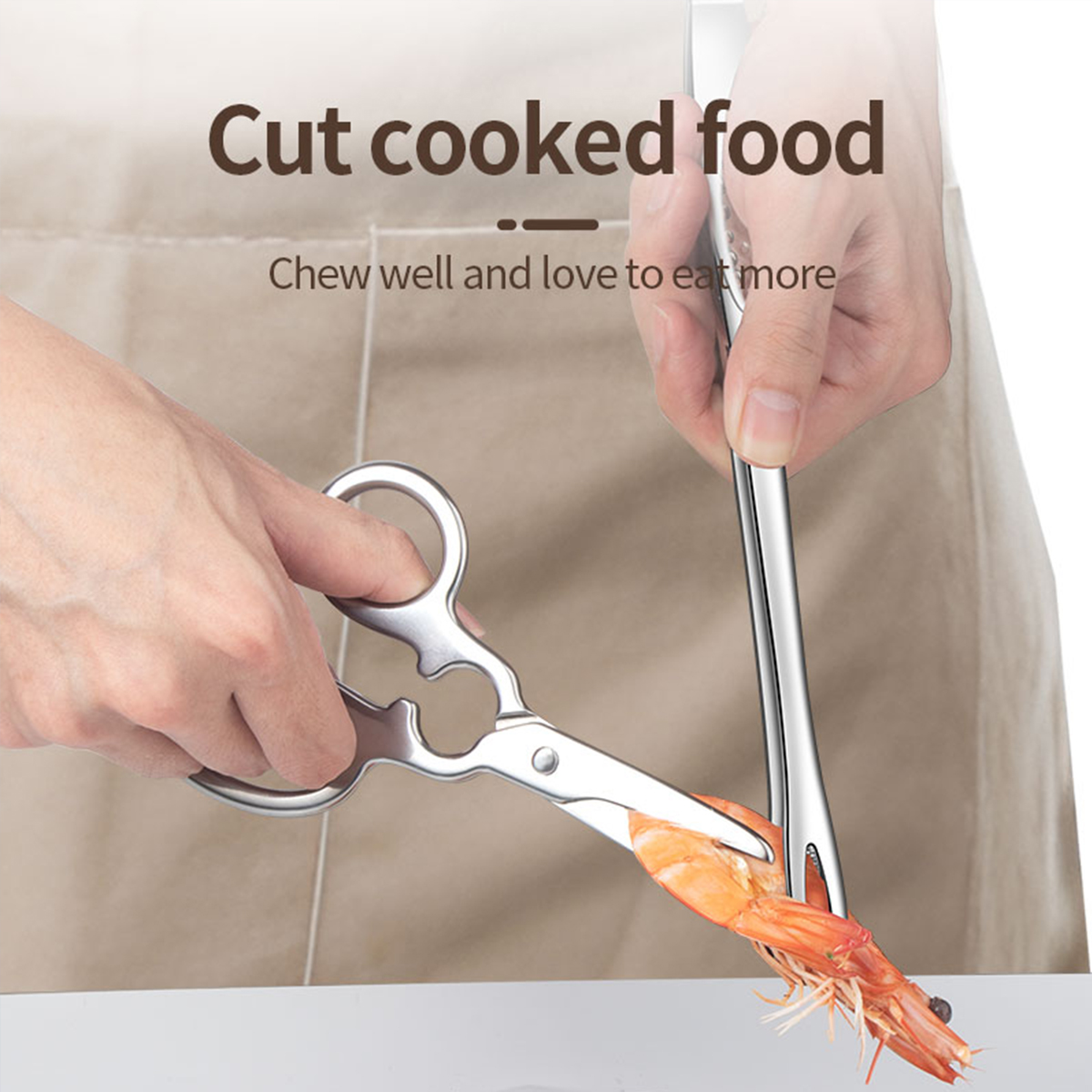 Gunting makanan serba baja, da - Baby Food Scissors ulasan dan harga